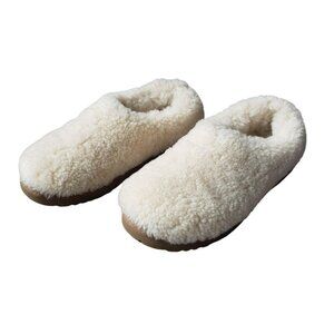 Ugg Classic Cozy Shearling Booties Slippers Cream Off White Fuzzy Trendy 7